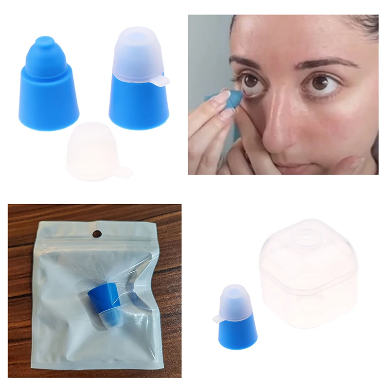 Eye Drop Applicator ใช้งานง่าย Eye Dropper Guide Eyedropper Helper อุปกรณ์สําหรับผู้สูงอายุซิลิโคน Eye Care เครื่องมือ