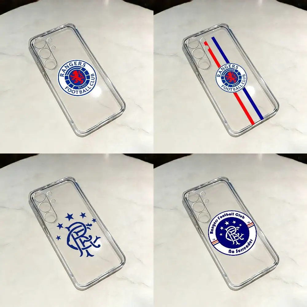 

R-Rangers FC Phone Case For Samsung S25,24,23,22,21,20,30,Ultra,Plus,Fe,Lite Transparent Cover