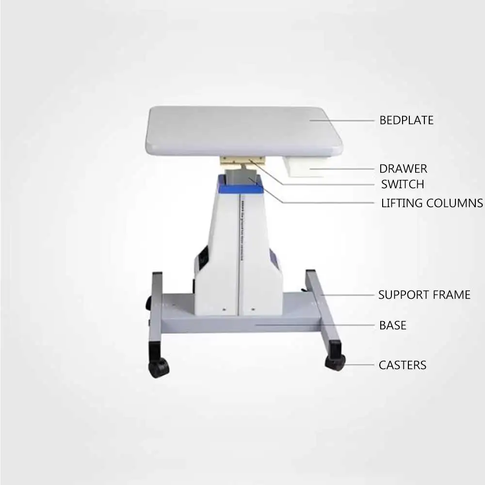 Electric Lifting Table Wz-3a Computer Optometry Instrument Equipment Lifting Table Ophthalmic Instrument Electric Base