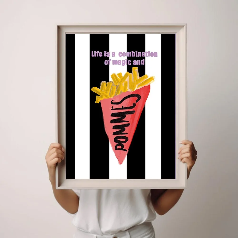 انظر جيدة في كل الأشياء قماش طباعة قماش اللوحة الملصقات الملونة نمط الحياة جدار ديكور فني للمنزل لغرفة المعيشة غير المؤطرة #6