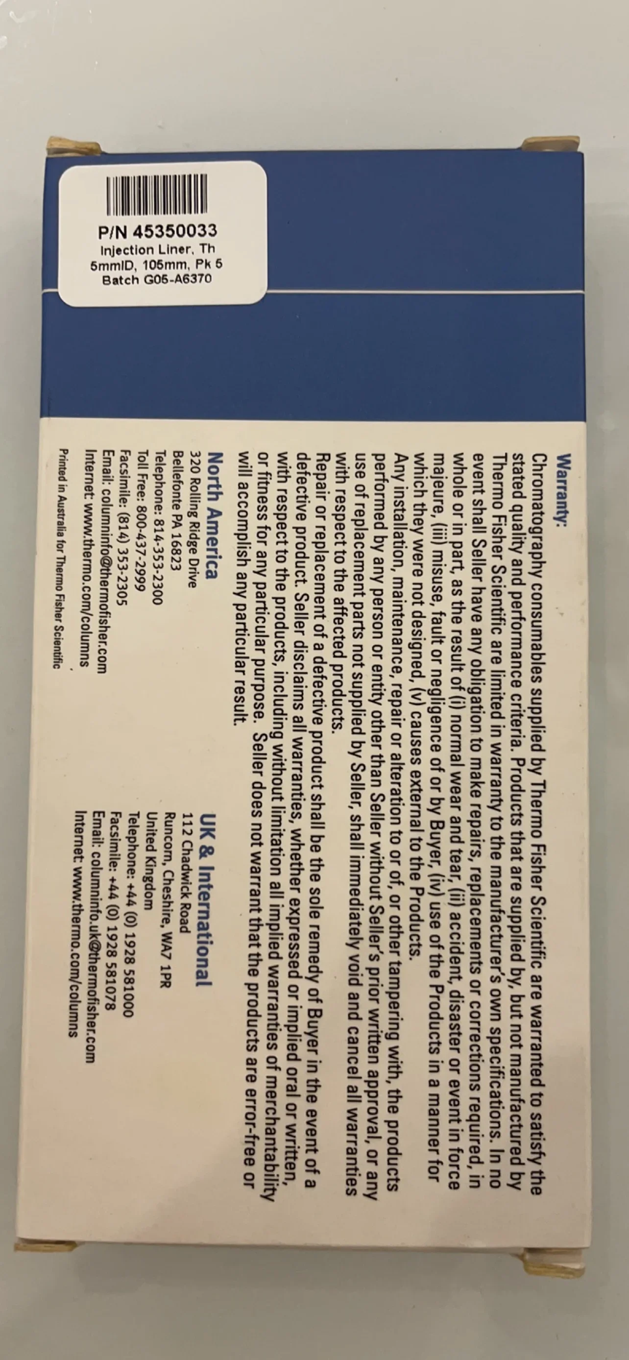 بطانة حرارية 453A1925-UI 453A1295-UI 5 قطعة/صندوق ، الترويج الأصلي #1