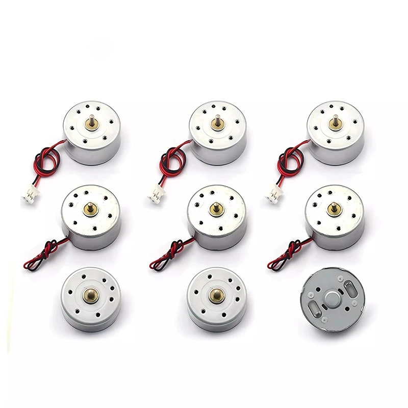 R300C  Mini 300  Motor DC 3V 6V 3500RPM 7000RPM Micro 24mm Round Spindle Motor Low Current DIY Solar Power Fan Hobby Toy Model