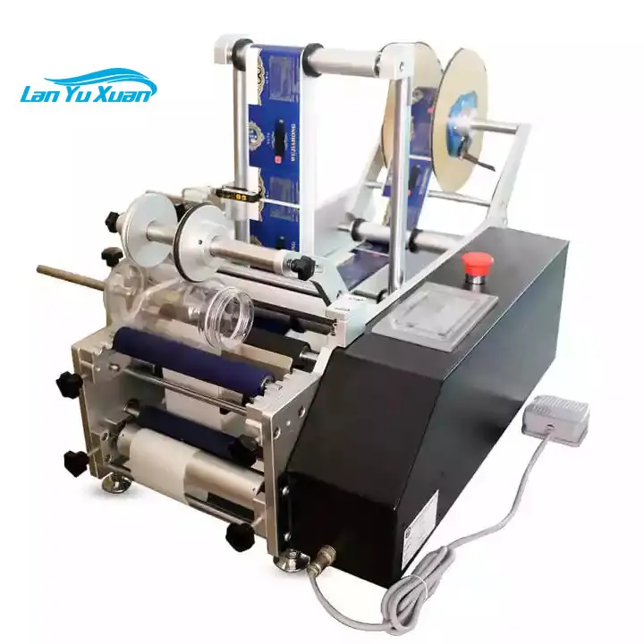 

Desktop Semi-automatic Manual Applicator Labeling Machine for Glass Plastic Round Bottle