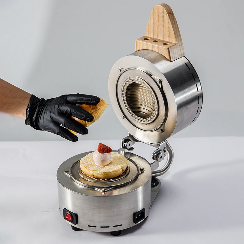 

UFO High Output Electric Panini Snack Machine Stainless Steel Bread Press Ice Cream Sandwich Maker CE Approved Hamburgers Food