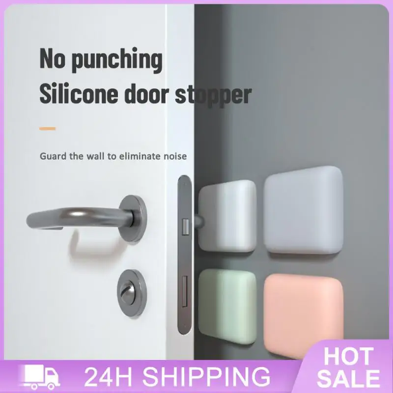 Wall Mat Thickening Silicone Mute Rubber Pad Door Stopper Wholesale Home Products Mute Stickers Self Adhesive Rubber Door Fender