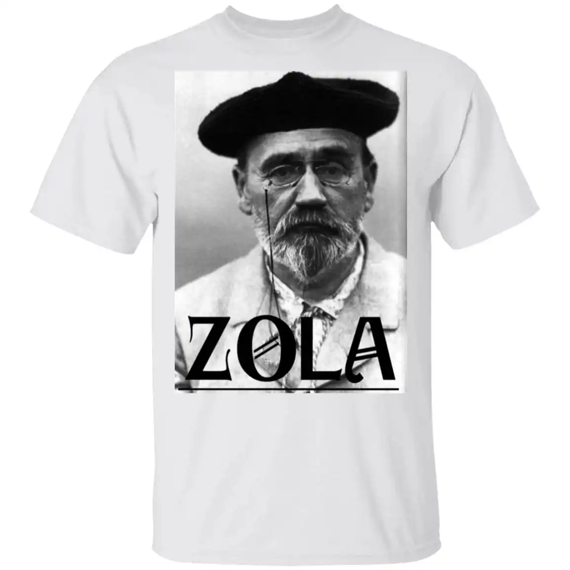 Emile Zola French Naturalist Writer Shirt Book Lover Author Literature T G500 5 3 Oz