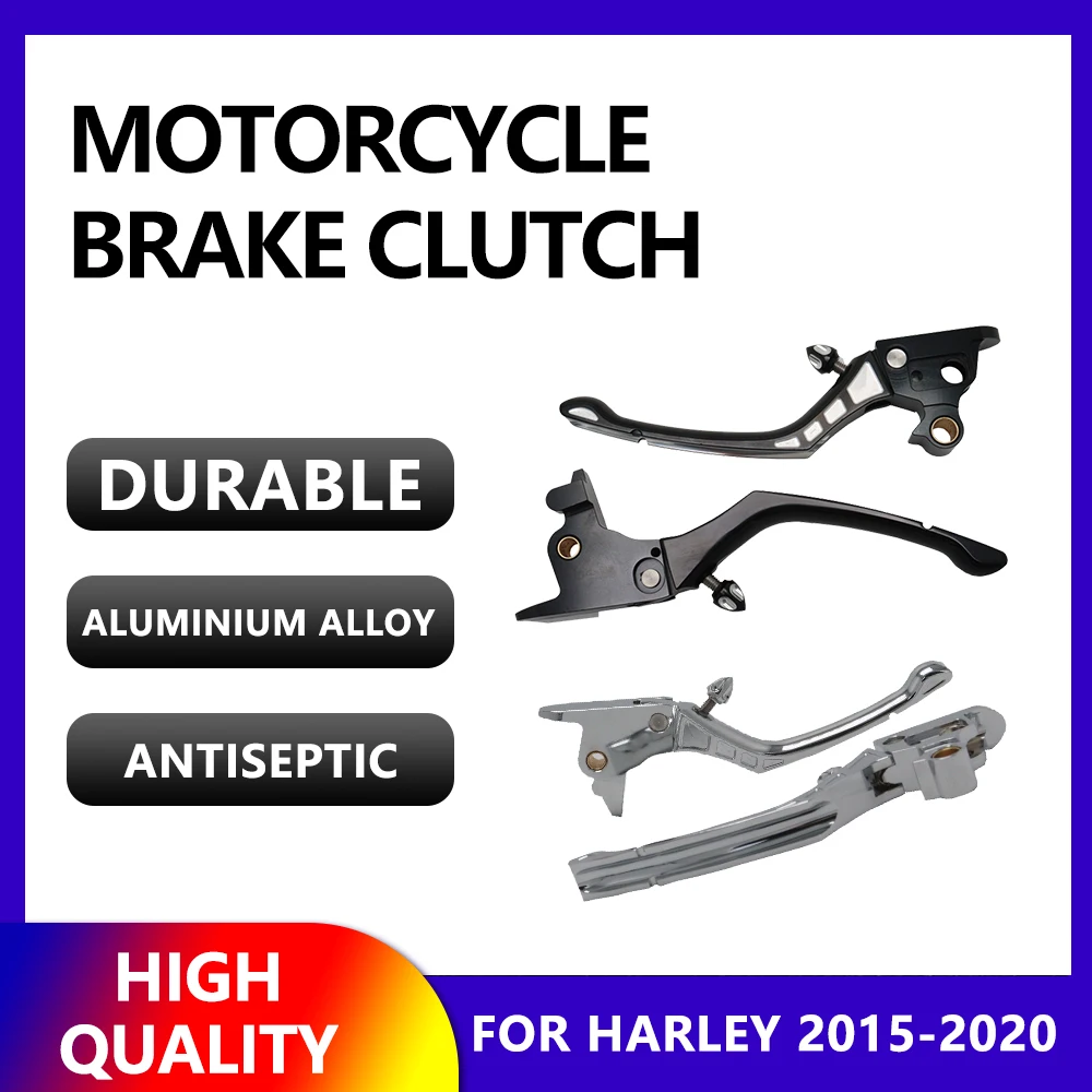 Clutch Brake Lever Set for 2015 2016 2017 2018 2019 2020 Softail Breakout Fat Boy Deluxe Heritage Classic FLS Slim Street Bod