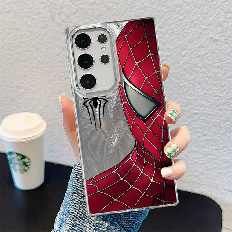 Marvel Sipider Man Phone Case for Samsung S24 S23 Ultra S21 FE S21 S23Ultra S23Plus Silicone Cover