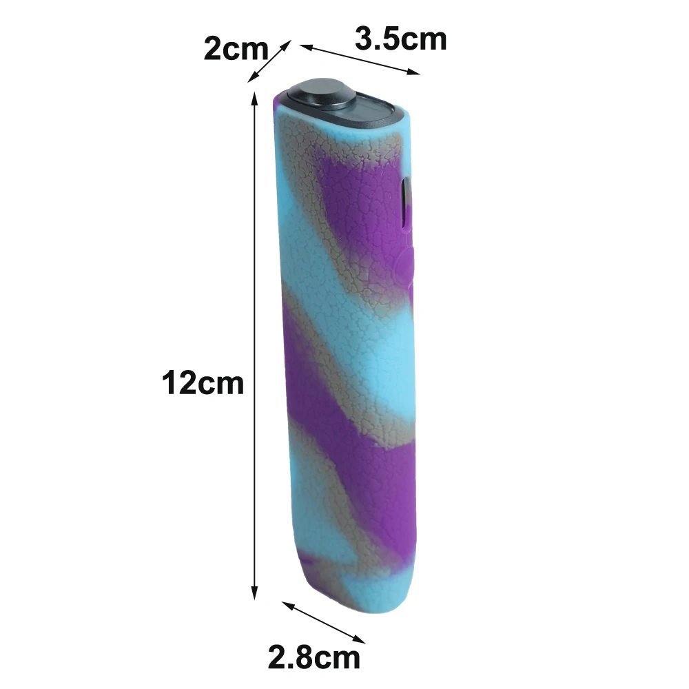 تصميم جديد 10 ألوان نمط الليتشي غطاء مادة السيليكون ل IQOS ILUMA I One حافظة ل Iluma One كم حماية