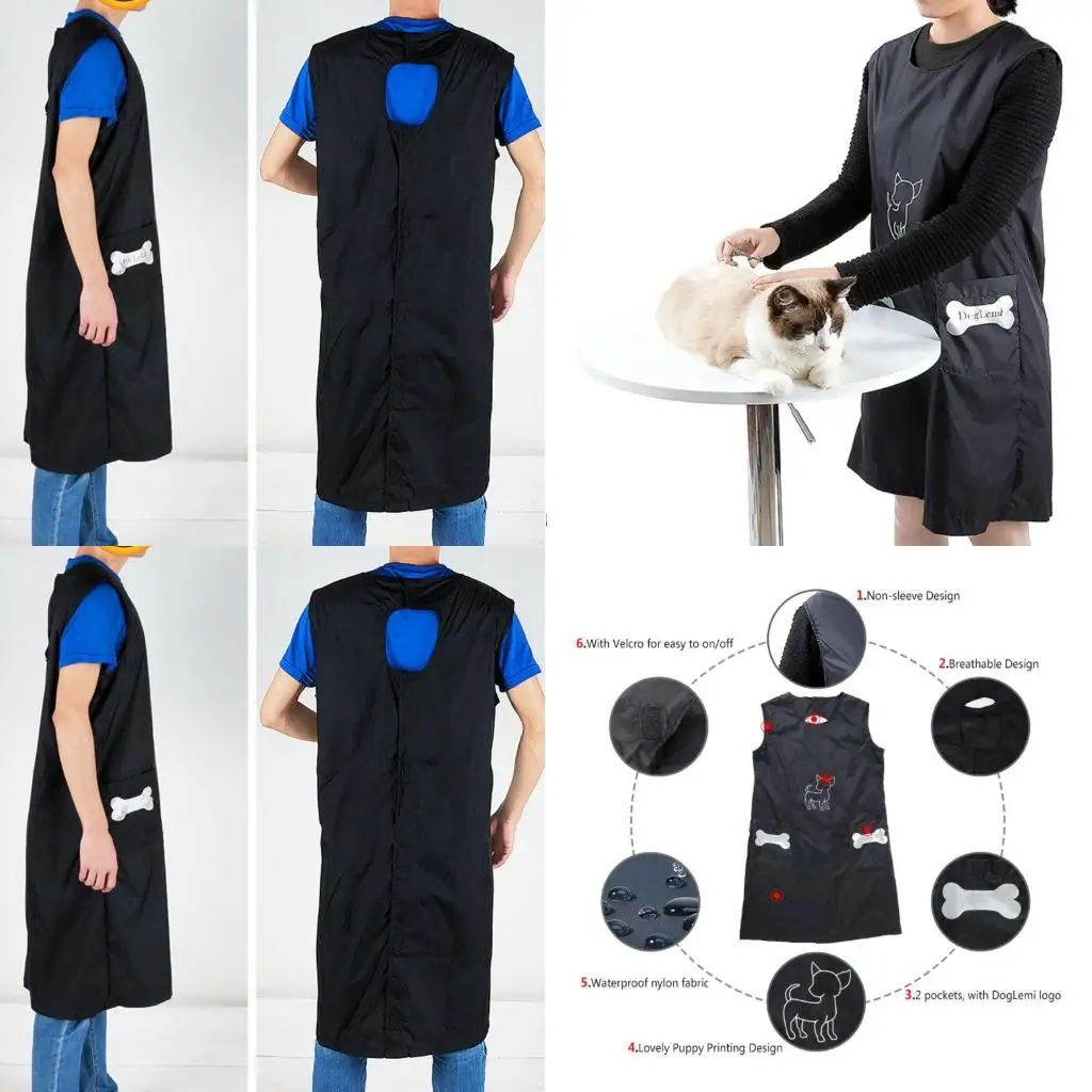 

Pet Grooming Workwear L Size Anti-Static Professional Work Aprons Clothes high quality