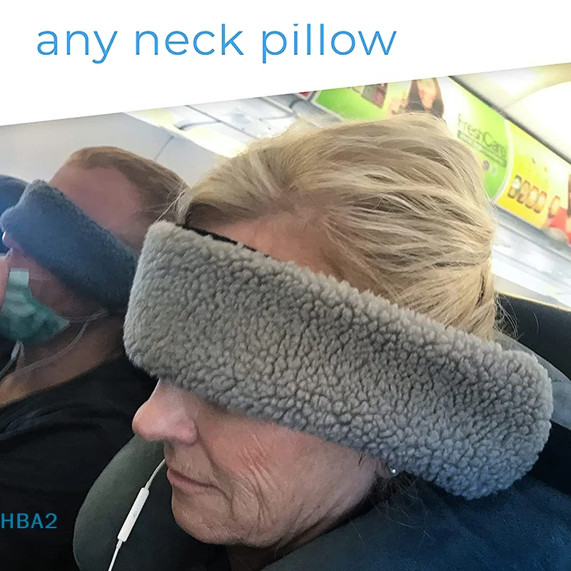 【H】1개 헤드 서포트 스트랩 조절 가능한 여행용 베개 비행기 목 지지 밴드 휴대용 자동차 좌석 수면 보조 헤드 고정 스트랩