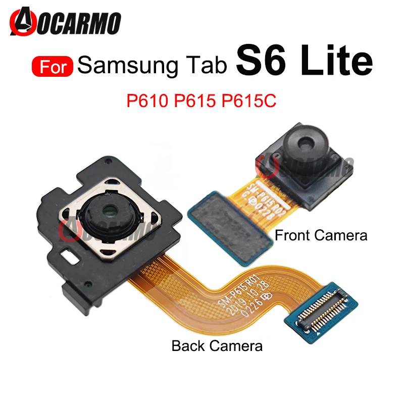 

Front Facing Back Camera Flex Cable For Samsung Galaxy Tab S6 Lite P610 P615 P615C P613 P619 Fullset Cameras Repair Part