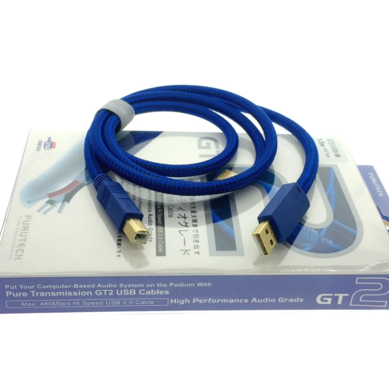 Furutech GT2 USB A To B Silver-Plated OCC Copper Audio Digital Cable