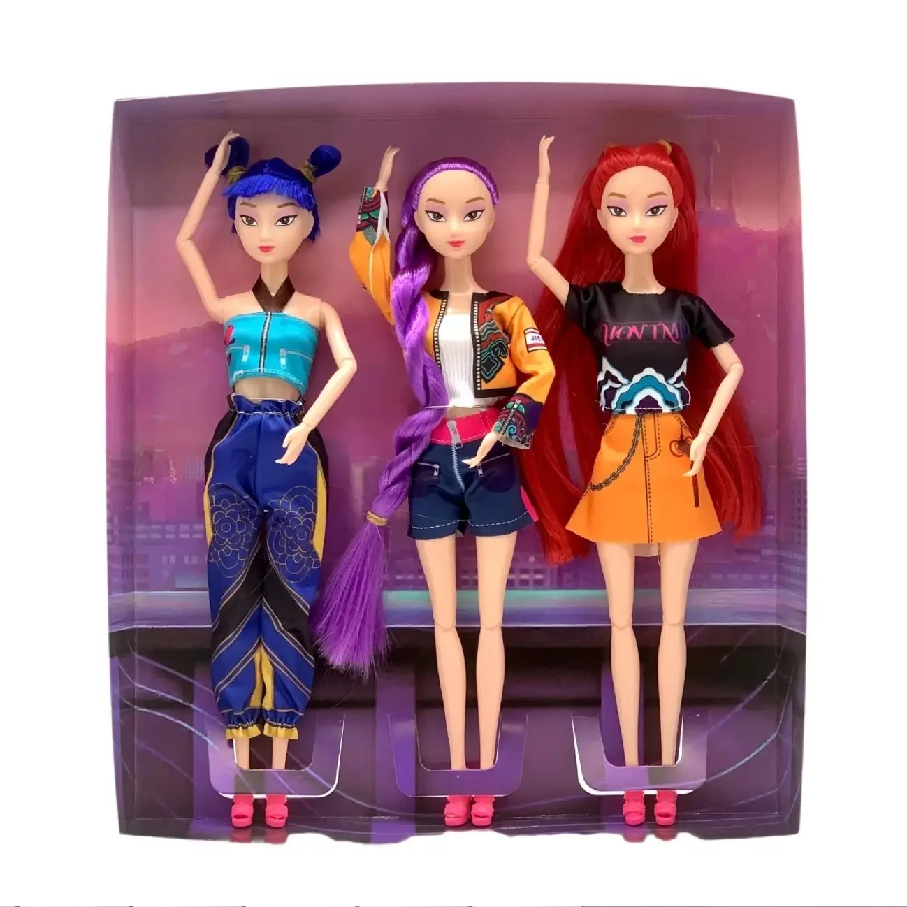 

2025 HOT NEW SELL New Anime Kpop Demon Hunters Doll PVC vinyl figurine Toy Doll 11 joints are movable