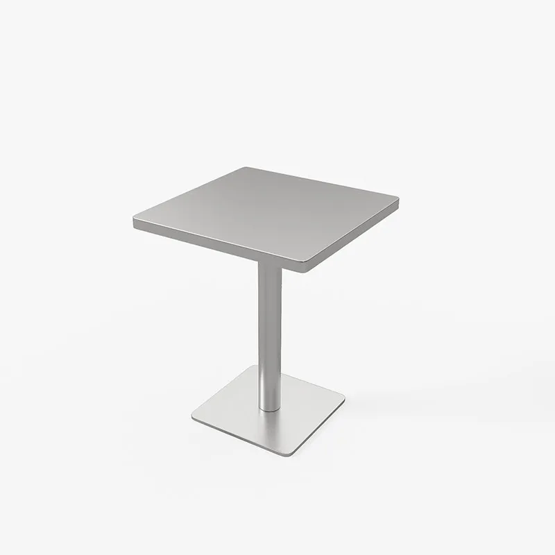 Western Restaurant Stainless Steel Wall Card Seat Sofa Theme Restaurant Barbecue Hot Pot Restaurant Tables and Chairs