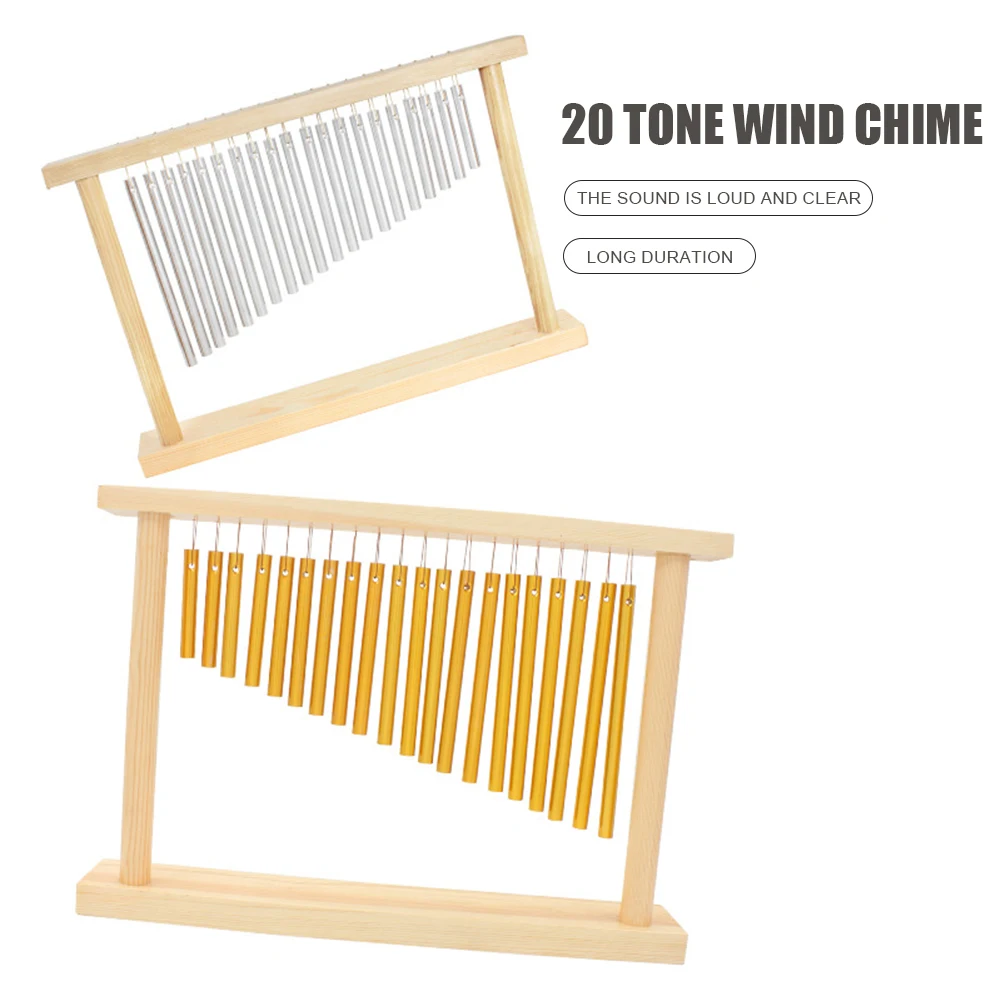 

Настольный колокольчик с 20 нотами, однорядный, для декора класса и офиса