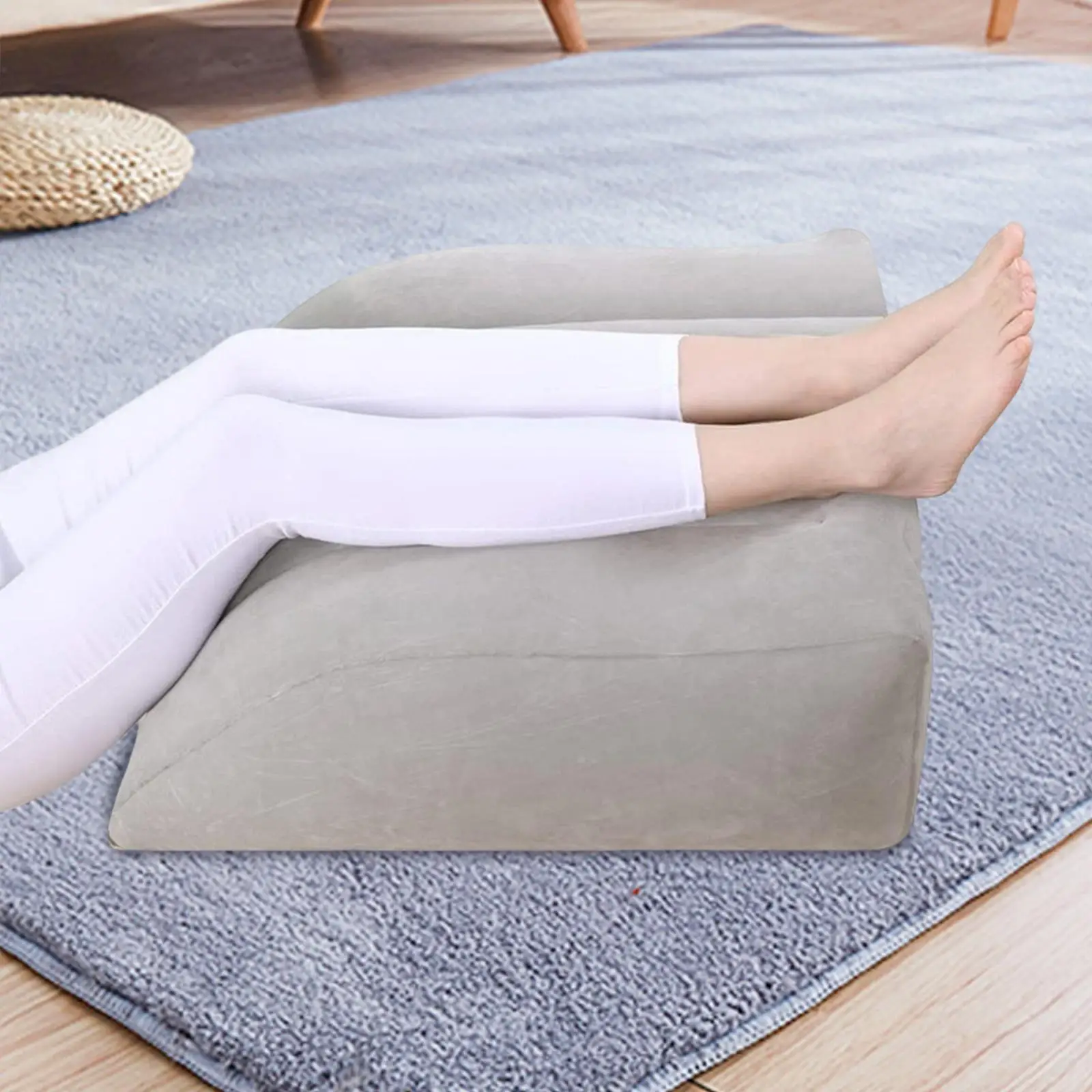 Foot Pillow Elevation Feet Elevation Pillow Lower Back Easy to Blow Inflatable