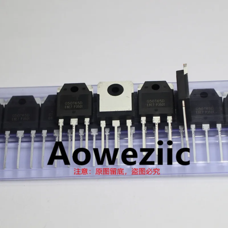 Aoweziic 2024+  100% New Original  G50T65D TO-247   IGBT  650V 50A