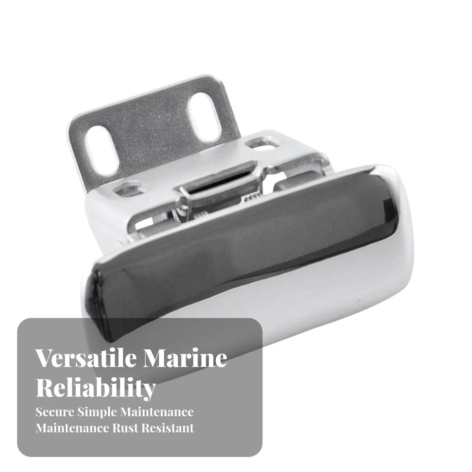 Marine Hatch Lock with Mounting Hardware Recessed Flush Mount Boat Latch Flush-Mounted Latch Compact for Yacht Builders, Yachts