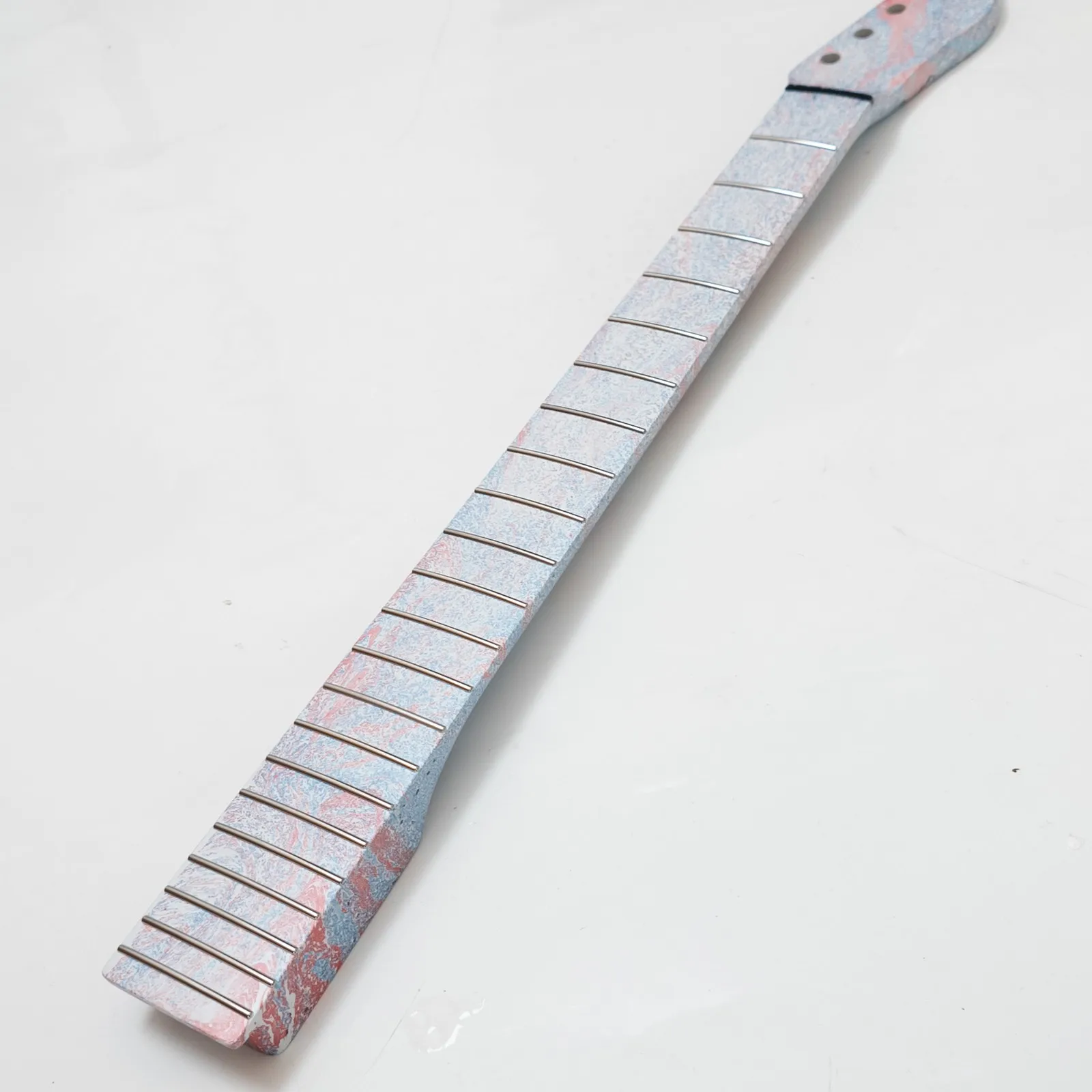 Color Ink Finish Maple Electric Guitar Neck 25.5 Inch 22 Medium Jumbo Stainless Steel Frets 9.5 Radius Bone Nut Modern C Shape