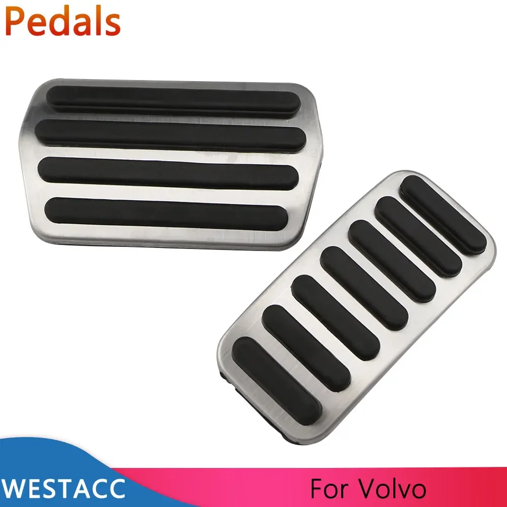 Car Pedals for Volvo V40 XC40 C30 C70 S40 2013 2014 2015 2016 2017 2018 Fuel Gas Brake Accelerator Pedal Pad Cover Accessories