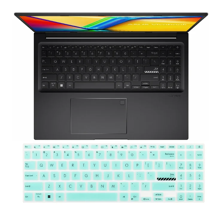 For Asus Vivobook S 15 M3502, S3502Z K3502Z S15 / ASUS Vivobook Pro 15 OLED N6506 2024 Silicone laptop Keyboard Cover Skin