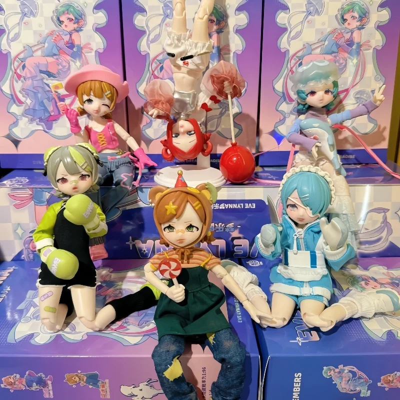 

Eve Lynna Dream Park Series, модная Bjd глухая коробка, кавайная экшн-кукла, модель, настольный декор, украшения, фигурки, модель, подарки на день рождения