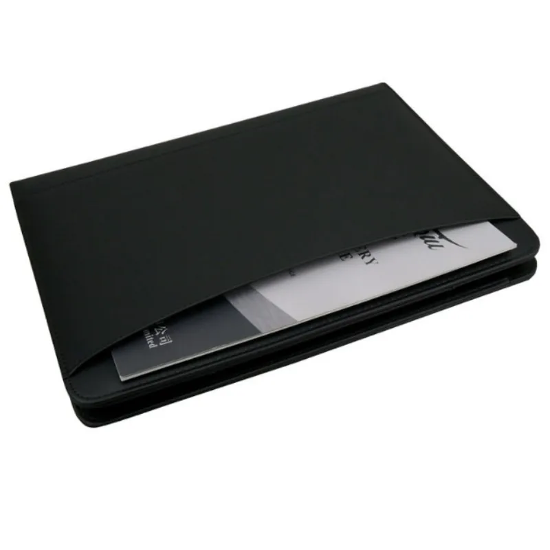 Picture 4: Multifunctional 403 A4 Conference Folder Business Stationery Folder Leather Contract File FoldersTravel Document Folder