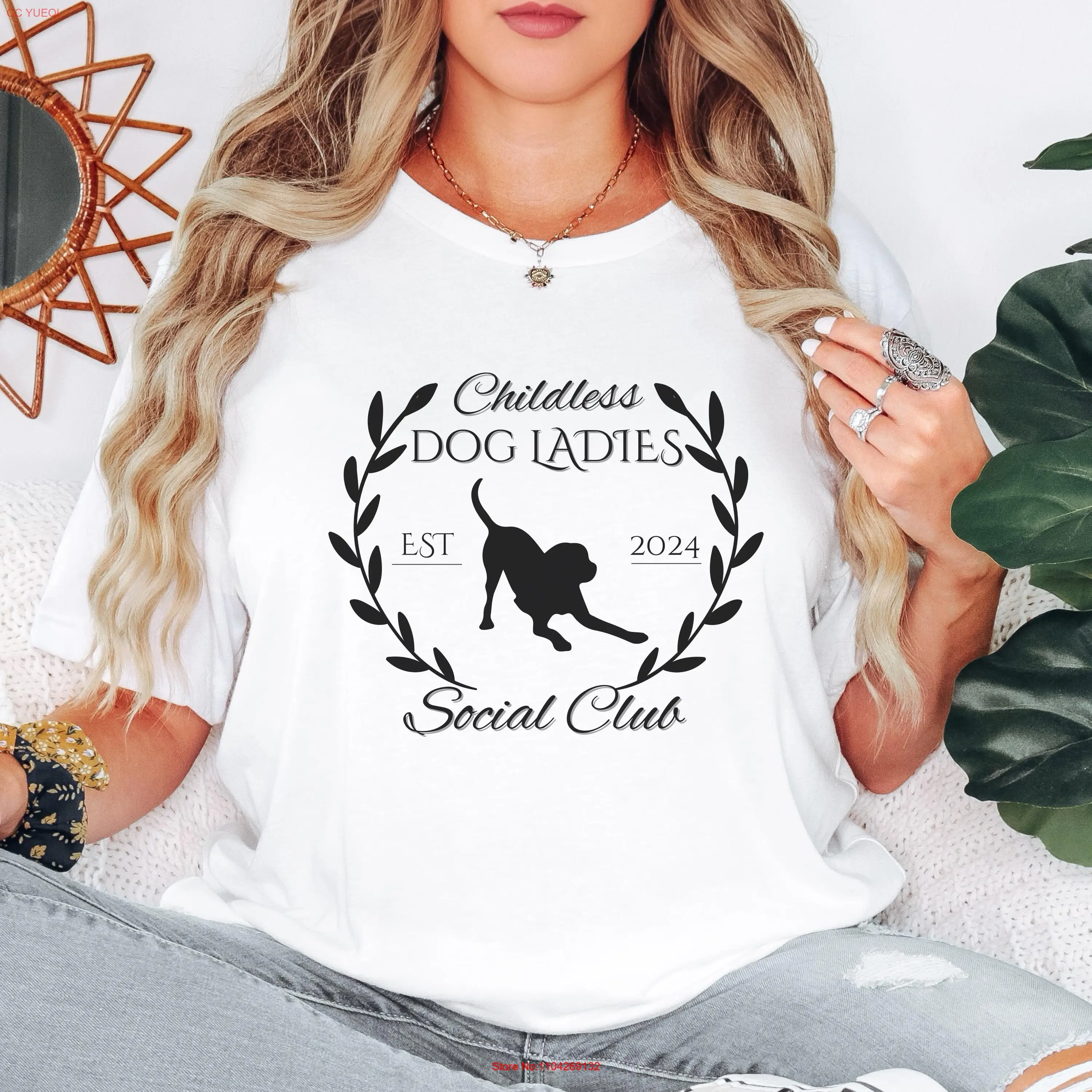 

Childless Dog Ladies Social Club Kamala 2024 Election Political T Shirt FeminisT Mom Rally long or short sleeves