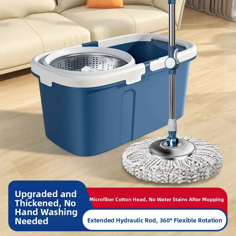 thickened-rotating-mop-bucket-set-wet-and-dry-household-cleaning-tool-handless-washing-dehydrating-mop-for-floor-cleaning