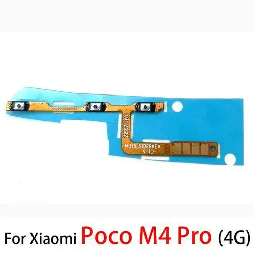 New For Xiaomi Poco F1 F2 F3 X3 GT X3 X4 M3 Pro NFC 4G 5G Power Switch On/Off Button Volume control Key Button Flex Cable