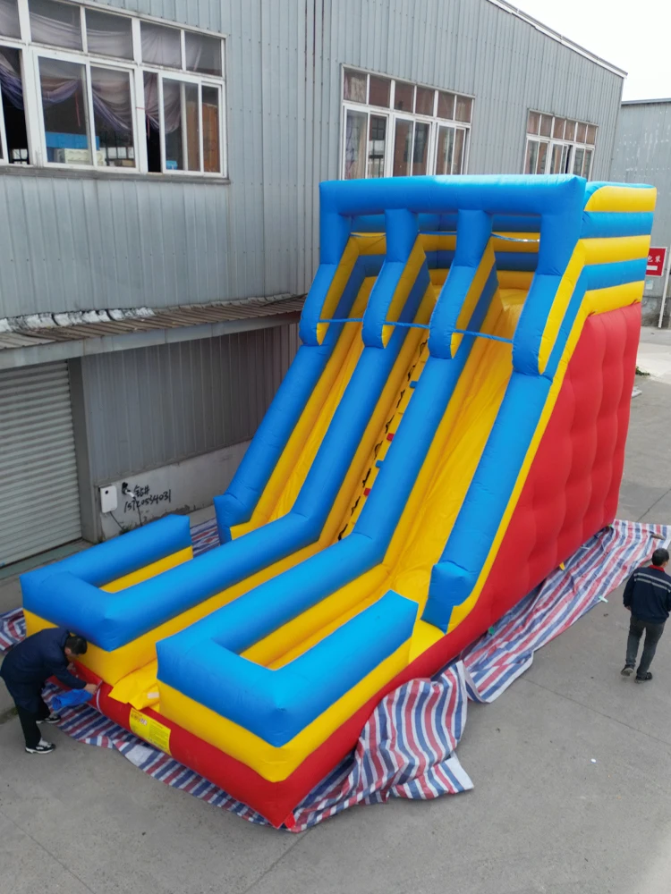 

Надувные одиночные горки с пенопластовыми ступеньками, хороший сервис и качественный надувной батут, надувной дом, надувные товары