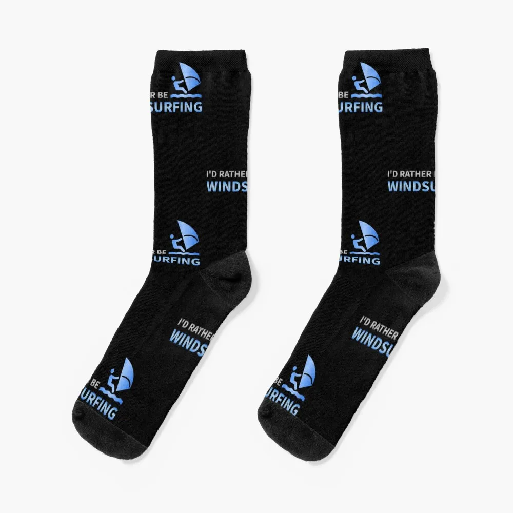 ¡Prefierio hacer windsurf! Calcetines de Navidad para hombre y mujer, medias de regalo esenciales