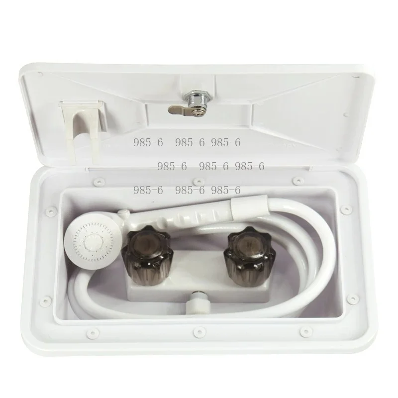 Outdoor Cleaning Kit RV External Shower Box Kit for Camper Trailer Yacht Boat