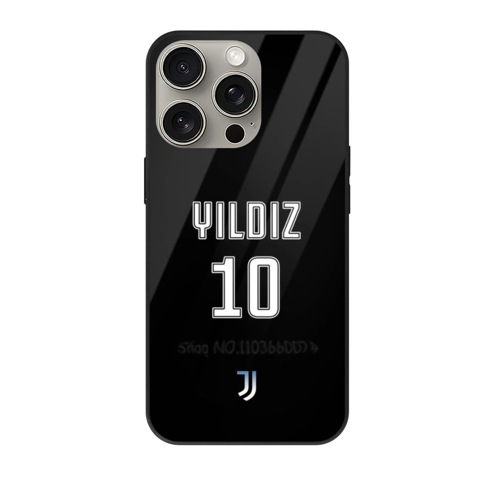 Kenan Yildiz 10 غطاء من الزجاج المقسى لهاتف آيفون 16 13 14 15 Pro Max 11 12 7 8 Plus غطاء إيطاليا لكرة القدم كالسيو