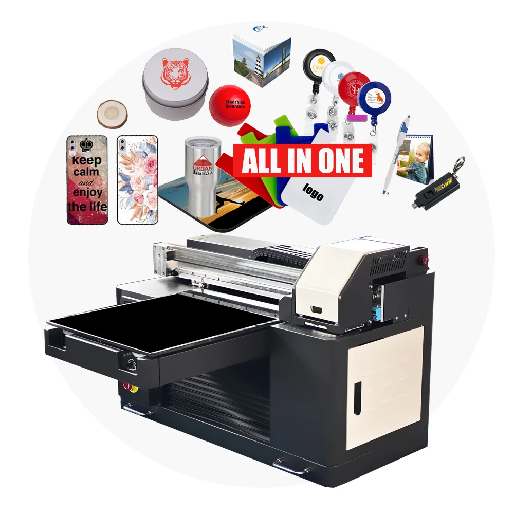 All In One Freecolor Brand High Speed 2023 New Arrive A4/A3/A2 dtf uv A4 printer With White and Varnish Color