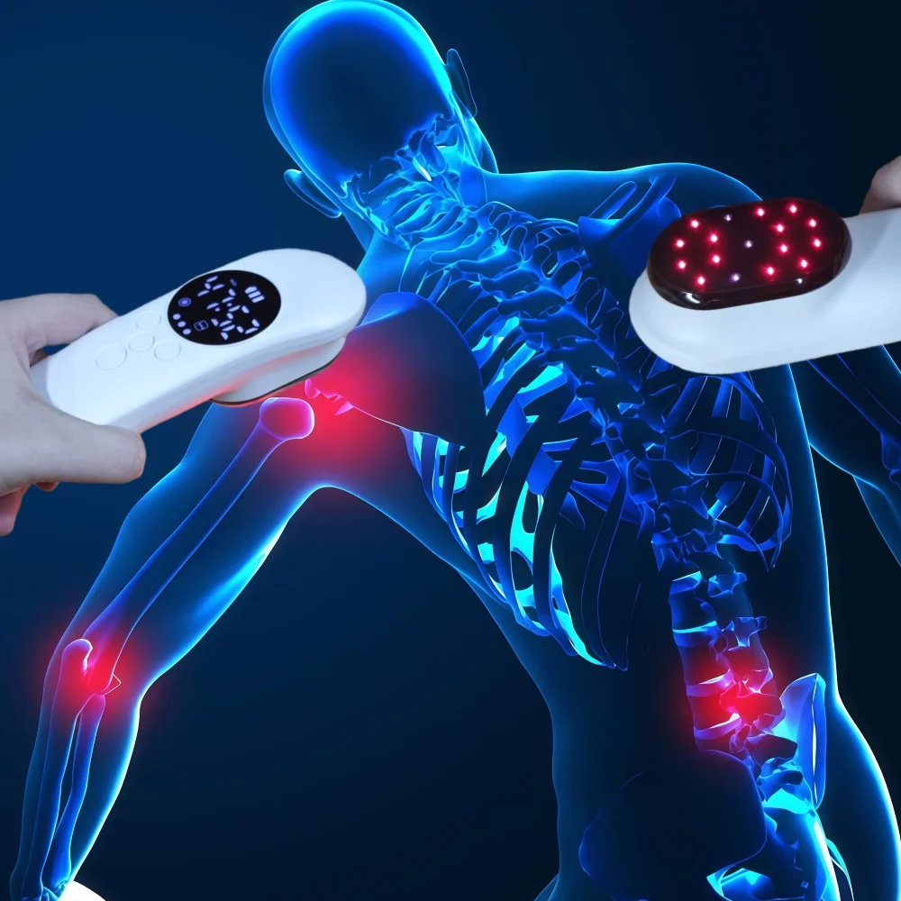 

Portable Low Level Cold Laser Therapy Device For Back Neck Shoulder Leg Ankle Waist Pain Relief Massager