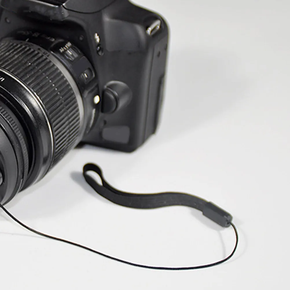 20Pcs Anti-Lost Camera Wrist Strap Lens Cap Holder Elastic Adjustable Rope with Sticky Buttons Professional Dslr Mirrorless
