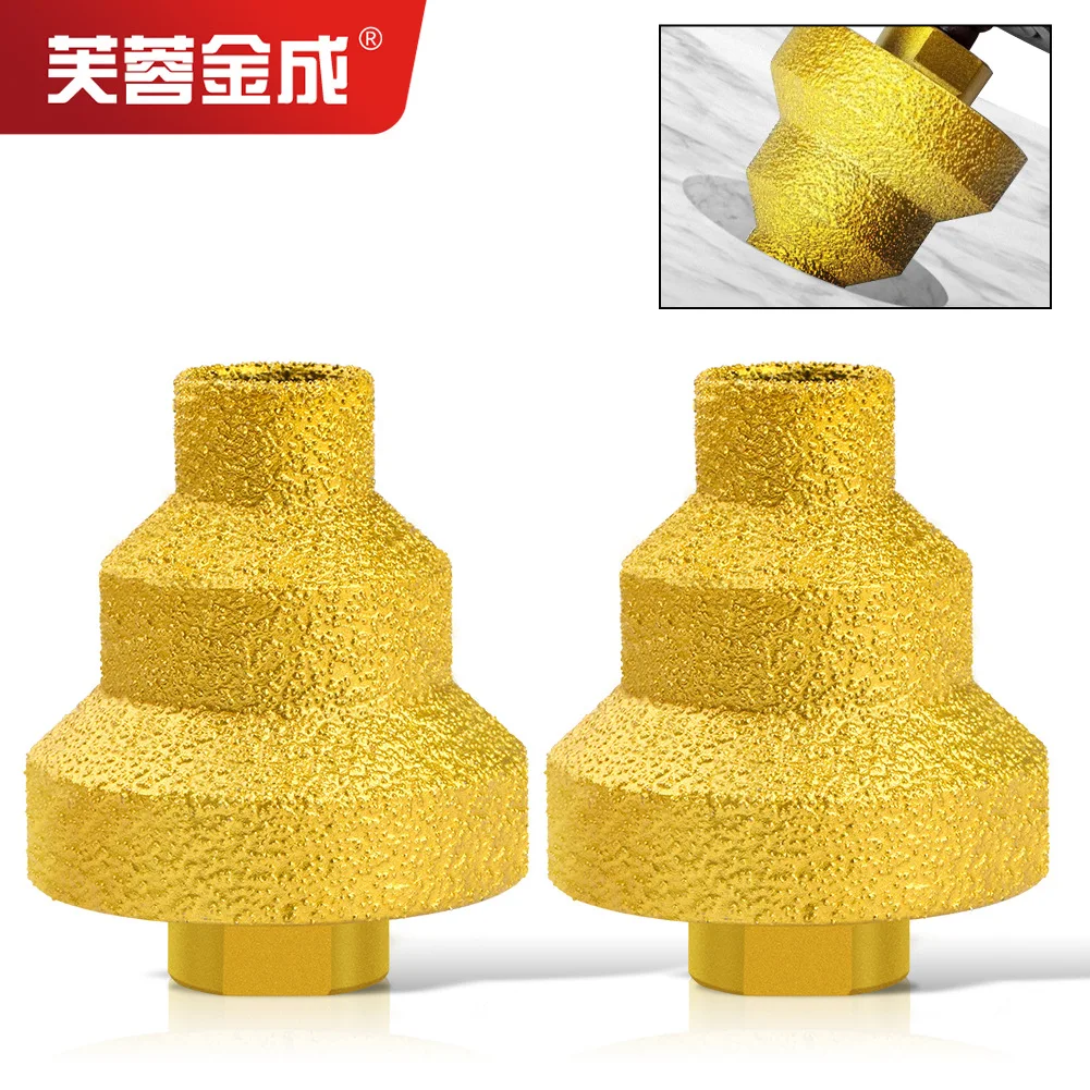 Brazed Pagoda Drill M10 M14 Brazed Diamond Tower Drill Ceramic Tile Stone Rock Plate Drilling And Expanding Integrated Drill Bit