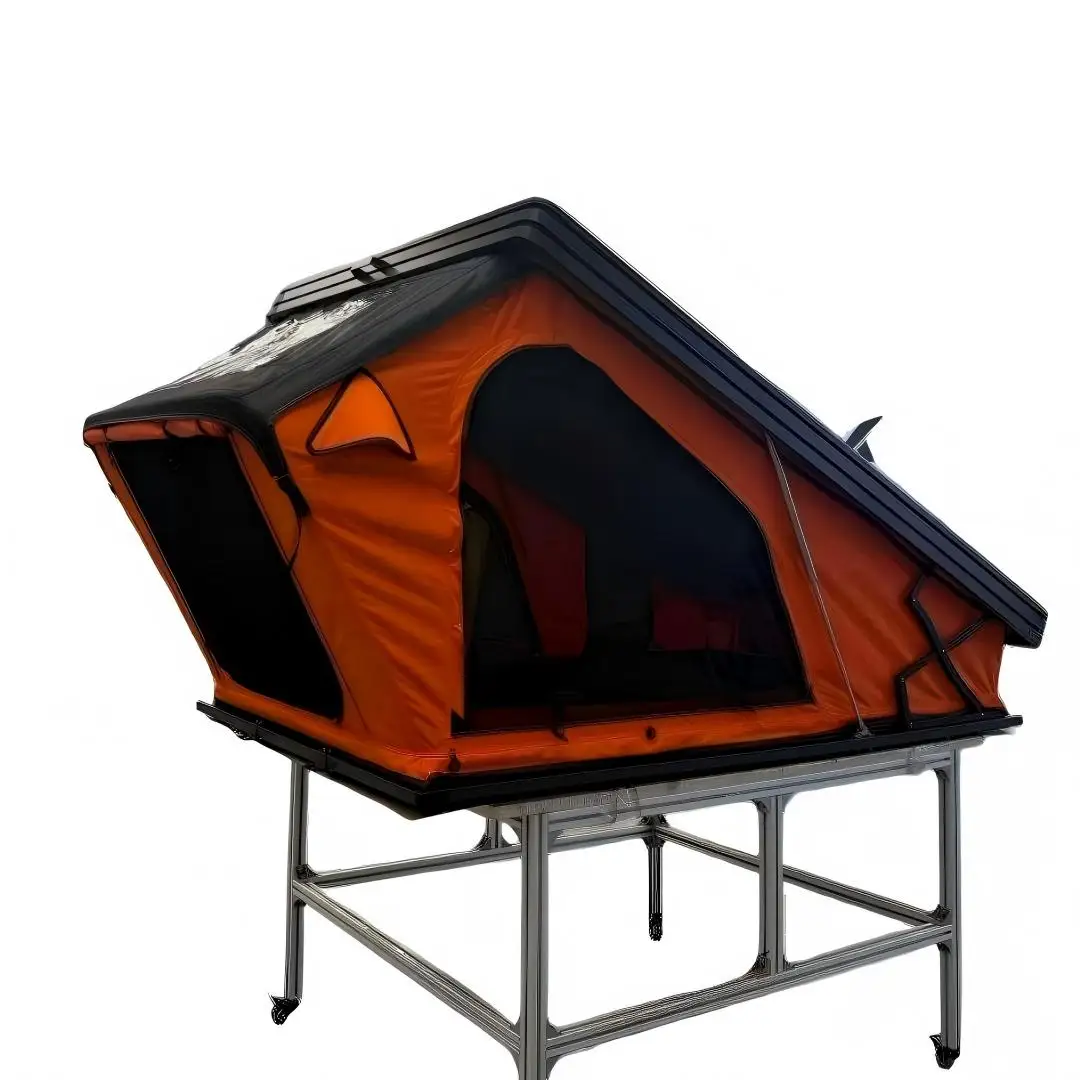 

Waterproof Hard Shell Roof Tent Overlanding Four-Season Fast Setup 1 Bedroom Aluminum
