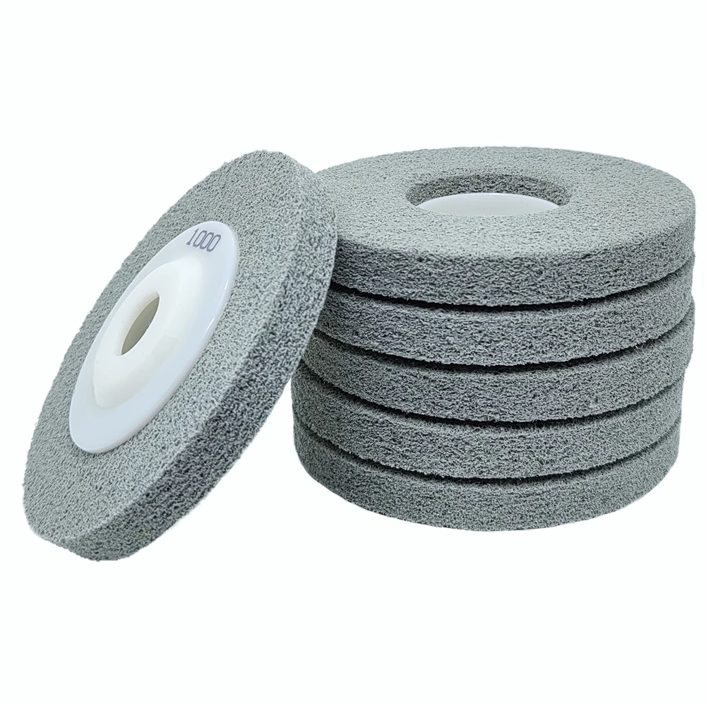 

1PC 4 Inch 100mm Nylon Fiber Polishing Wheel Abrasive Sanding Disc For Angle Grinder Granite Marble Tile Grit 80-1000#