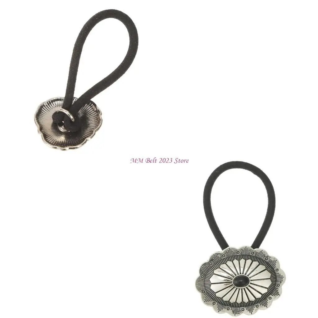 

49ME Versatile Hair Tie Ponytail Holder Simple Hair Rope Ponytail Holder Scrunchies Laciness Hair Tie Easy Hairstyling