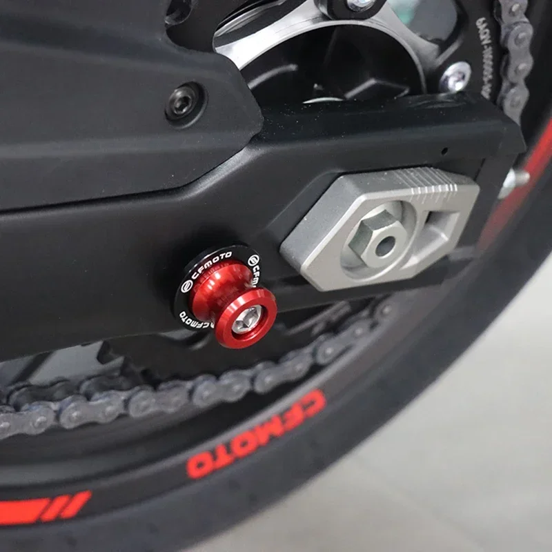 ل CFMOTO دراجة نارية Swingarm بكرات حامل خلفي مسامير المتزلجون CF MOTO 250SR 450ss 400GT 650GT 650MT 650NK 700CLX 800MT 700MT #2