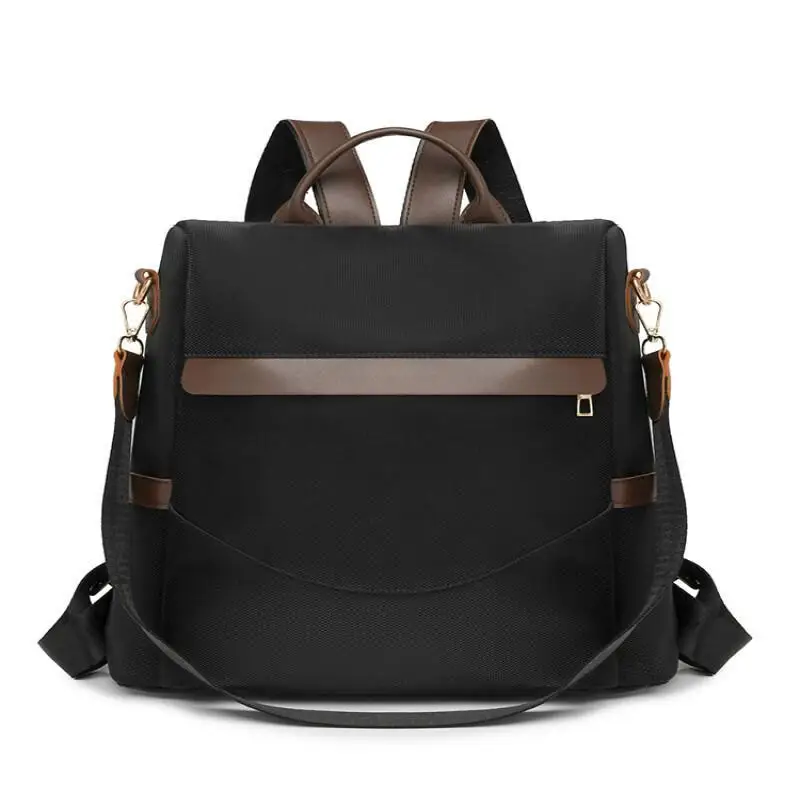 

Fashionable New Soft Leather Backpack, Men's and Women's, Shoulder Bag, Crossbody Bag, Handbag, Large Capacity, Multifunctional