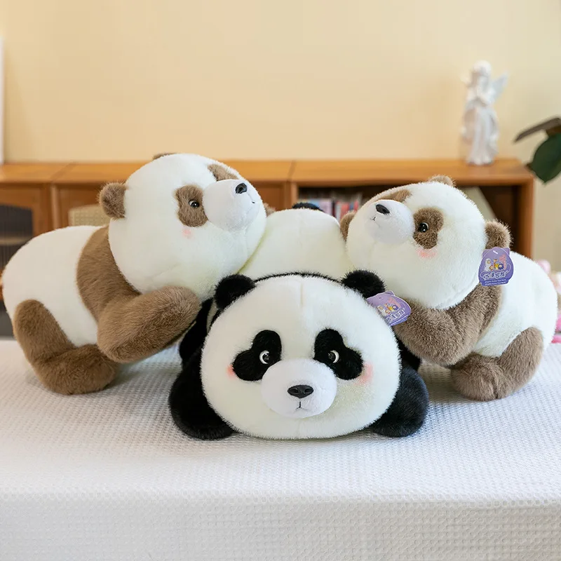 

Real Life Baby Panda Plush Doll HuaHua Weighted Particles Stuffed Toys Simulation Animal Bear Room Decor Pillow Christmas Gifts