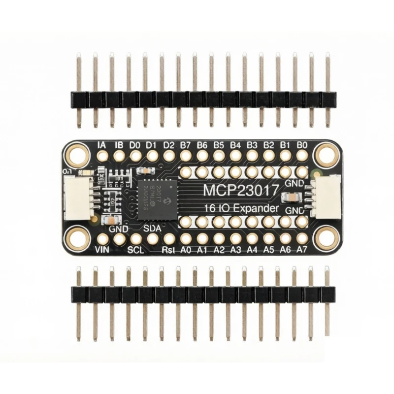 MCP23017 I2C-Erweiterungskarte mit Kontakttext für Verkabelungsarbeiten M76A – Detail 1