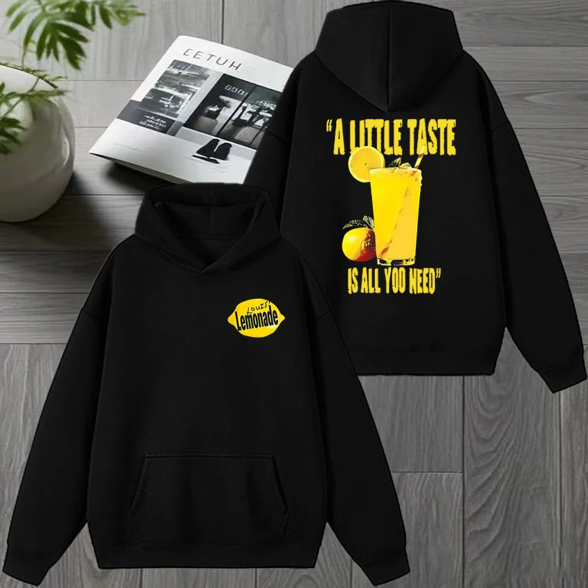 

Louis Tomlinson Lemonade 2025 New in Album Double Sided Graphic Sweatshirt Unisex fashion Y2k Hoodie Men women Fleece pullover