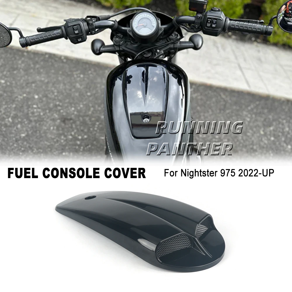 

Аксессуары для мотоциклов для Harley Nightster 975 RH975 S 2022 2023 2024, глянцевый черный бак для топливной консоли, крышка бензобака