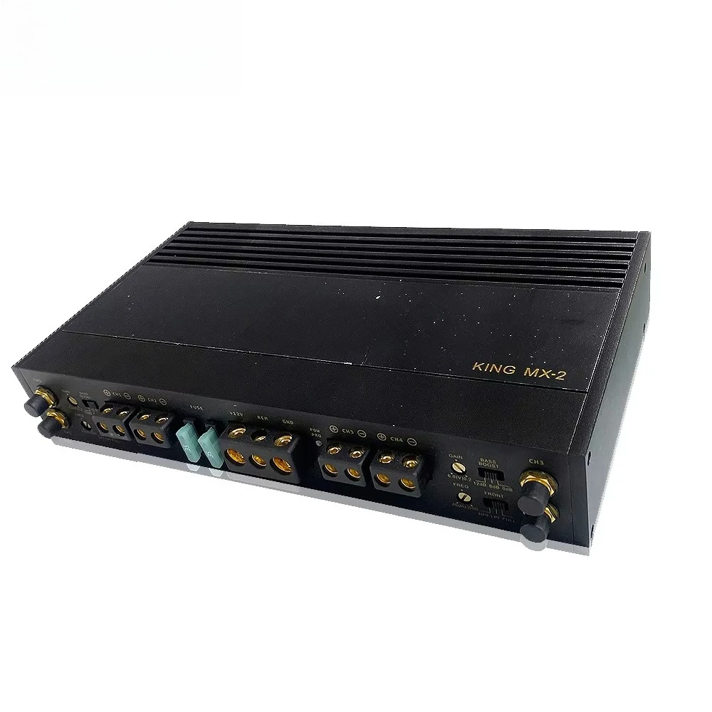 Car modification DIY car enthusiast feverProfessional Car Power Audio Unit 4 Channel Terminal 12V 1000 Watts for Auto Audio