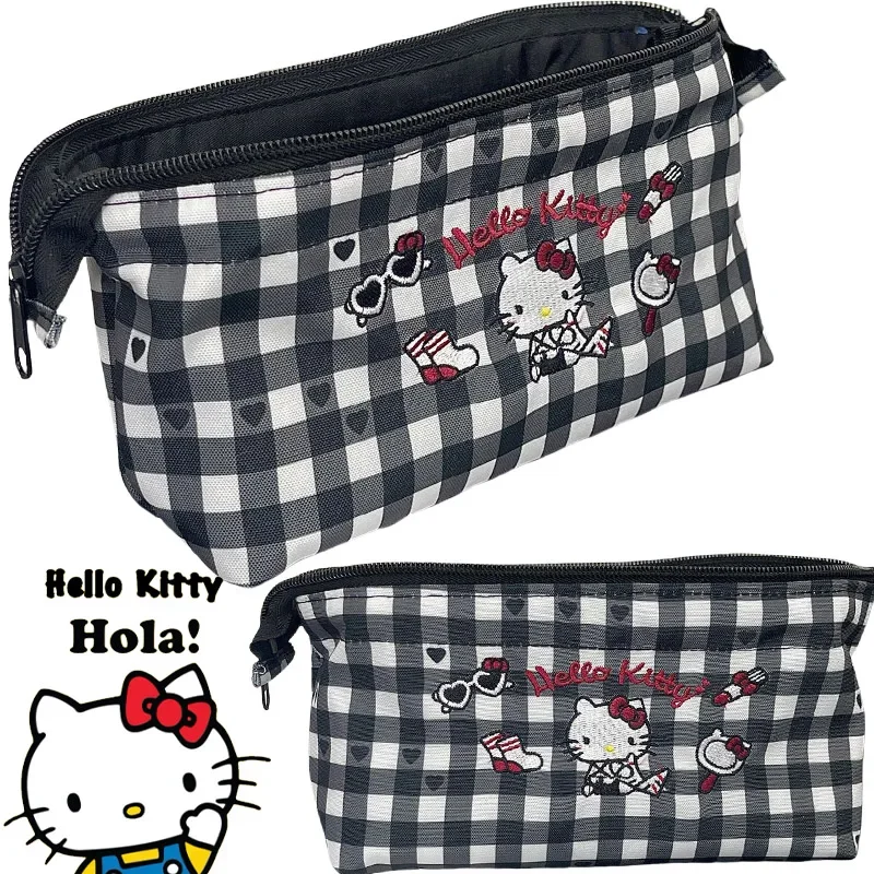 Sanrio Hello Kitty astuccio per matite borsa per matite di grande capacità organizzatore di cancelleria Kawaii ragazze carine forniture per ufficio